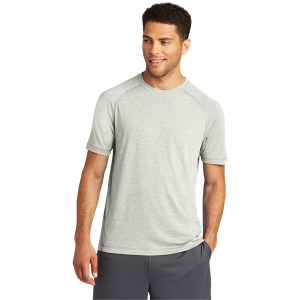 Sport-Tek PosiCharge Tri-Blend Wicking Raglan Tee.