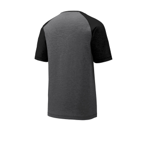 Sport-Tek PosiCharge Tri-Blend Wicking Raglan Tee.