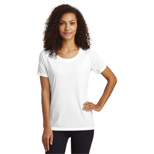 Sport-Tek Ladies PosiCharge Tri-Blend Wicking Scoop Neck ...