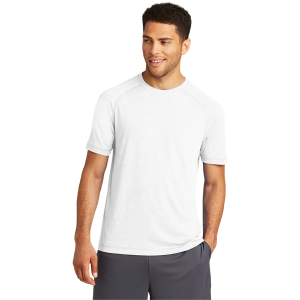 Sport-Tek PosiCharge Tri-Blend Wicking Raglan Tee.