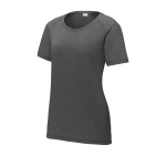 Sport-Tek Ladies PosiCharge Tri-Blend Wicking Scoop Neck ...