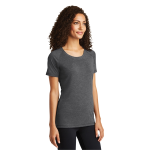 Sport-Tek Ladies PosiCharge Tri-Blend Wicking Scoop Neck ...