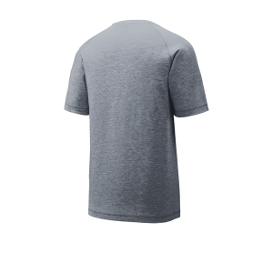 Sport-Tek PosiCharge Tri-Blend Wicking Raglan Tee.