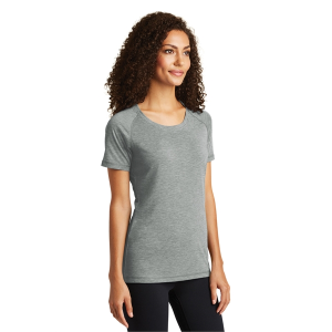 Sport-Tek Ladies PosiCharge Tri-Blend Wicking Scoop Neck ...