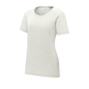 Sport-Tek Ladies PosiCharge Tri-Blend Wicking Scoop Neck ...