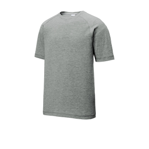 Sport-Tek PosiCharge Tri-Blend Wicking Raglan Tee.