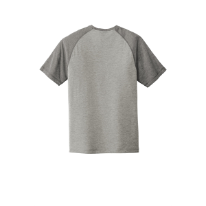 Sport-Tek PosiCharge Tri-Blend Wicking Raglan Tee.