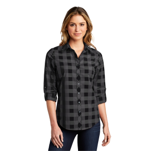 Port Authority Women's Everyday Plaid Shirt.